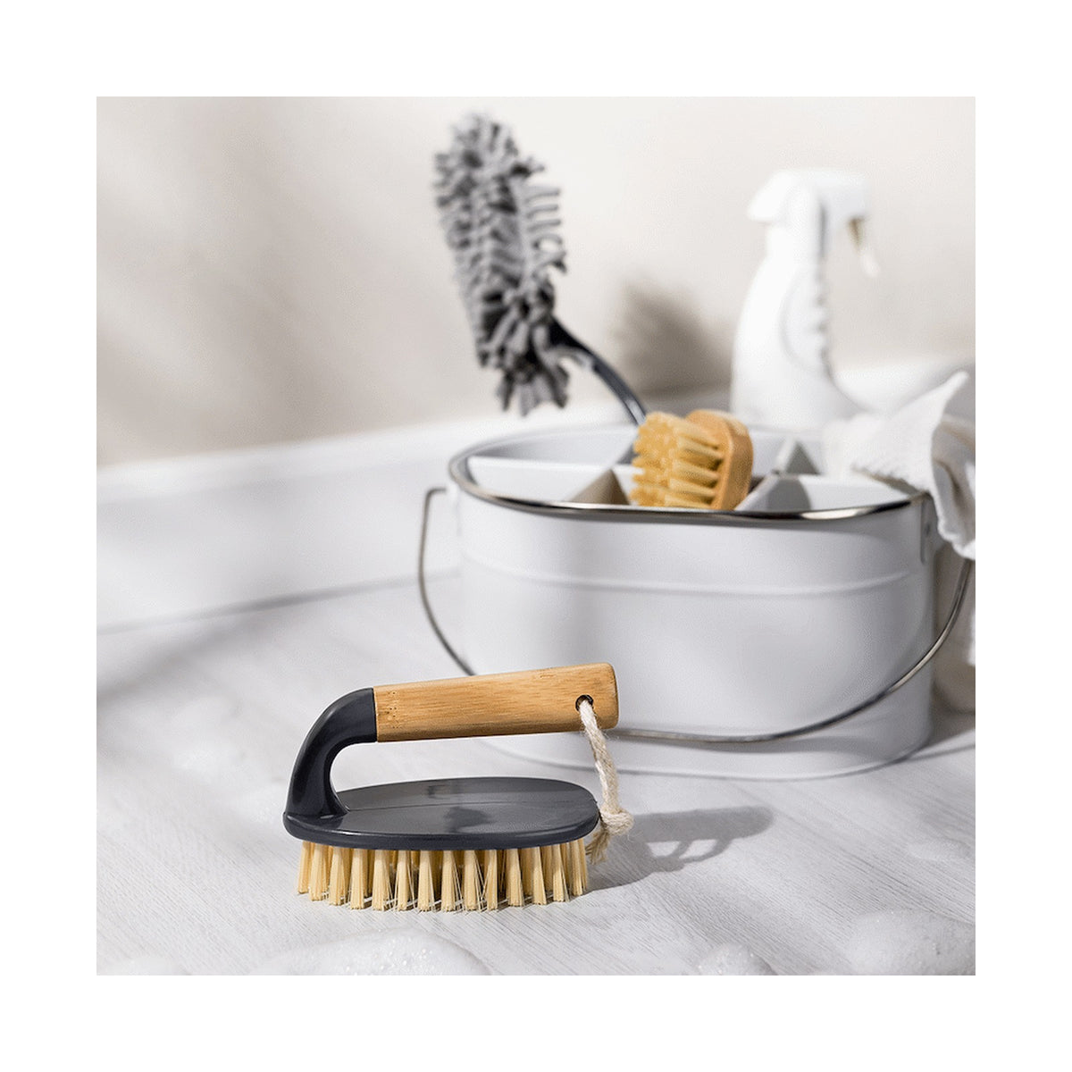 Legend Bamboo handle floor brush