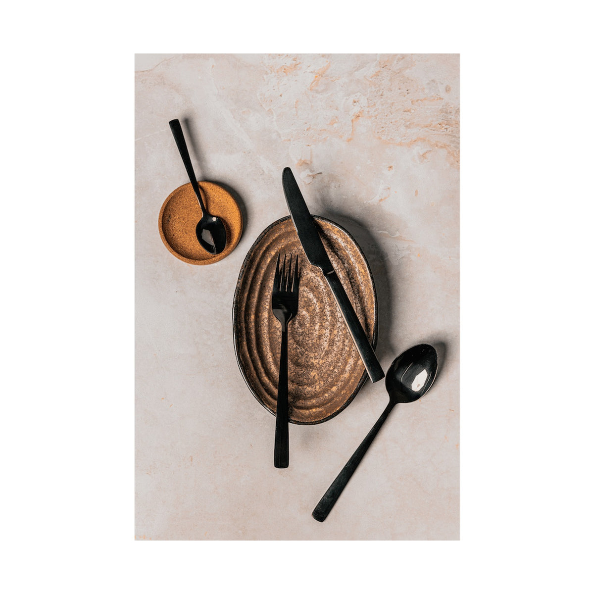 Legend Premium Cutlery Set 16pce Black