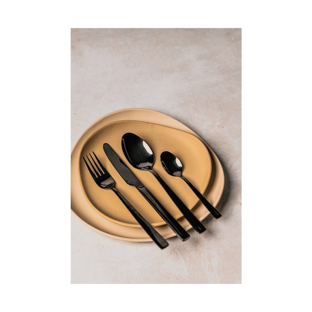 Legend Premium Cutlery Set 16pce Black