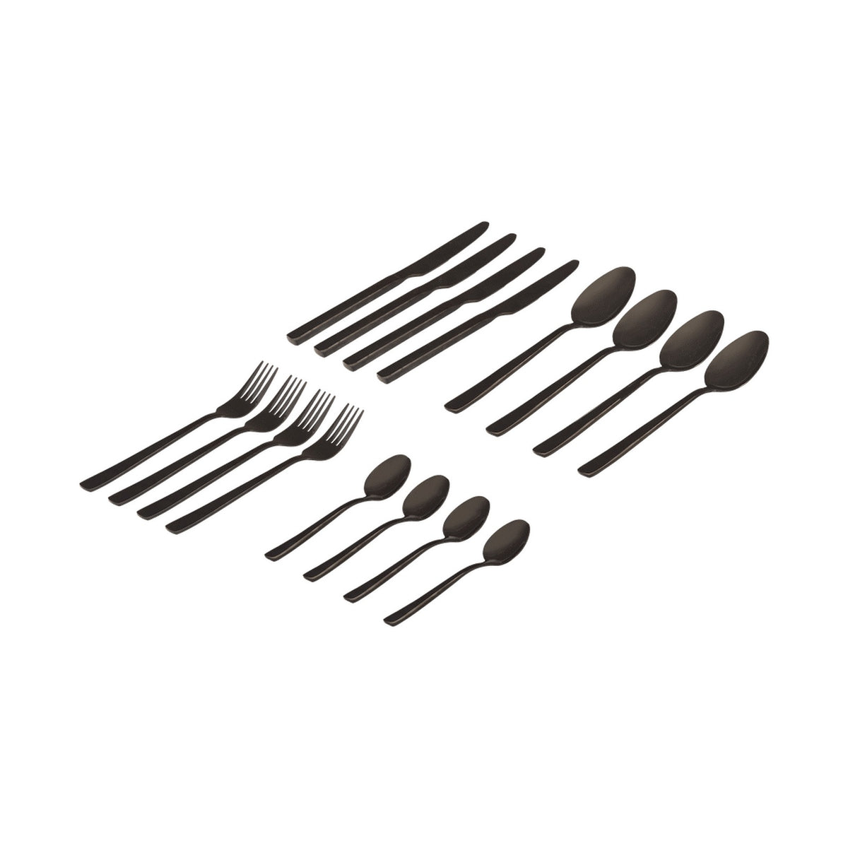 Legend Premium Cutlery Set 16pce Black