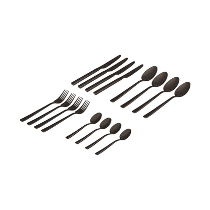 Legend Premium Cutlery Set 16pce Black