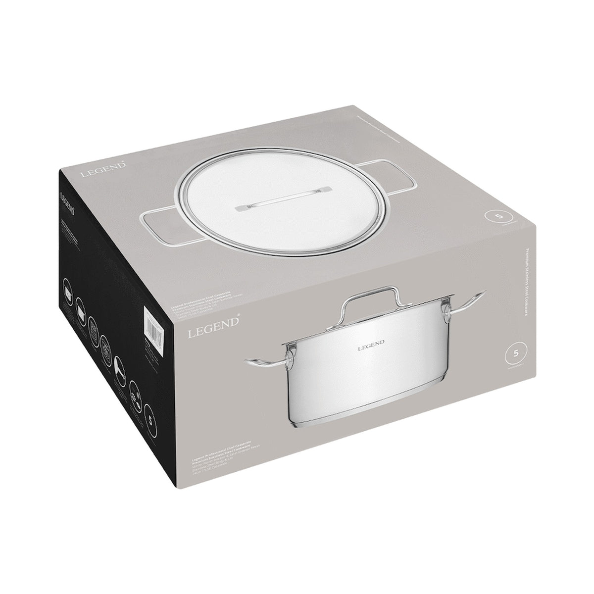 Legend Prof Chef 24cm/ 5.5lt casserole