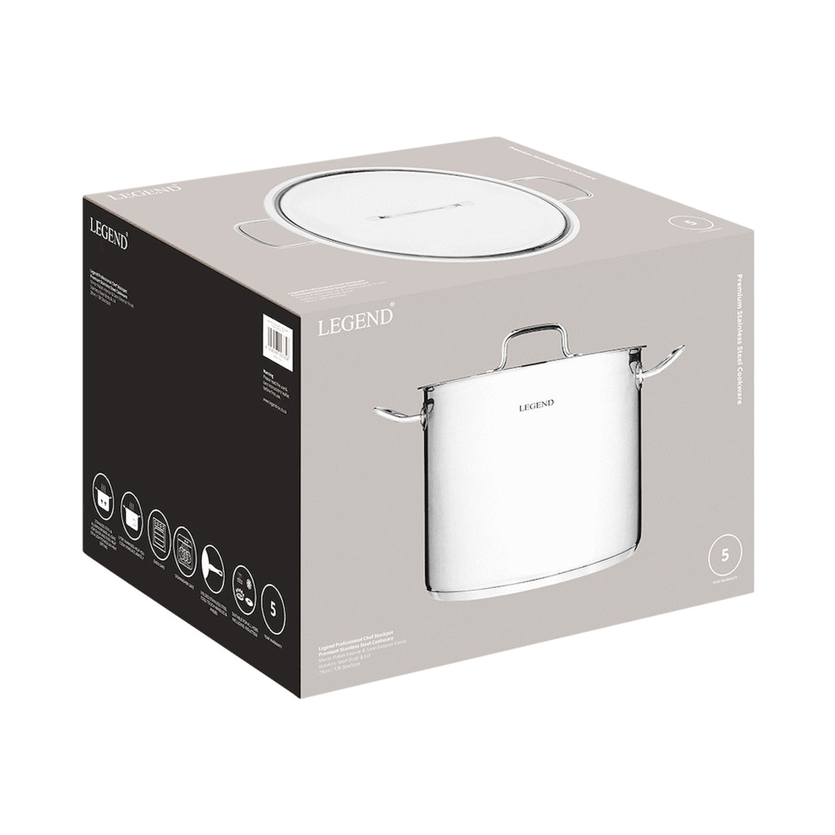 Legend Prof Chef 28cm/ 13lt stockpot