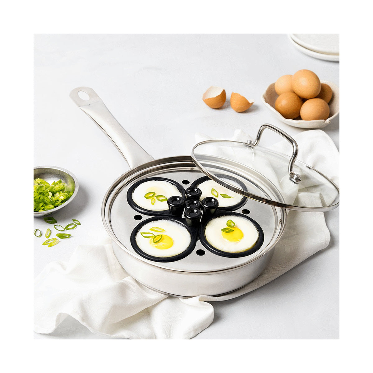 Legend Prof Chef 20cm 4 cup egg poacher