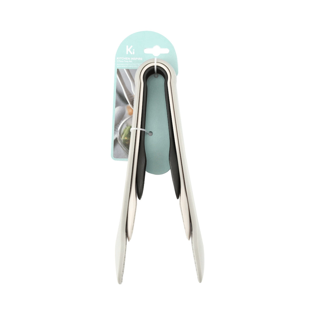 Kitchen Inspire 3pce Tong Set