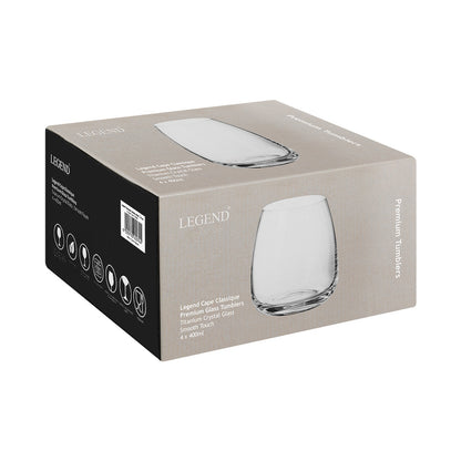 Legend Classique Tumbler 400ml - 4 Pack