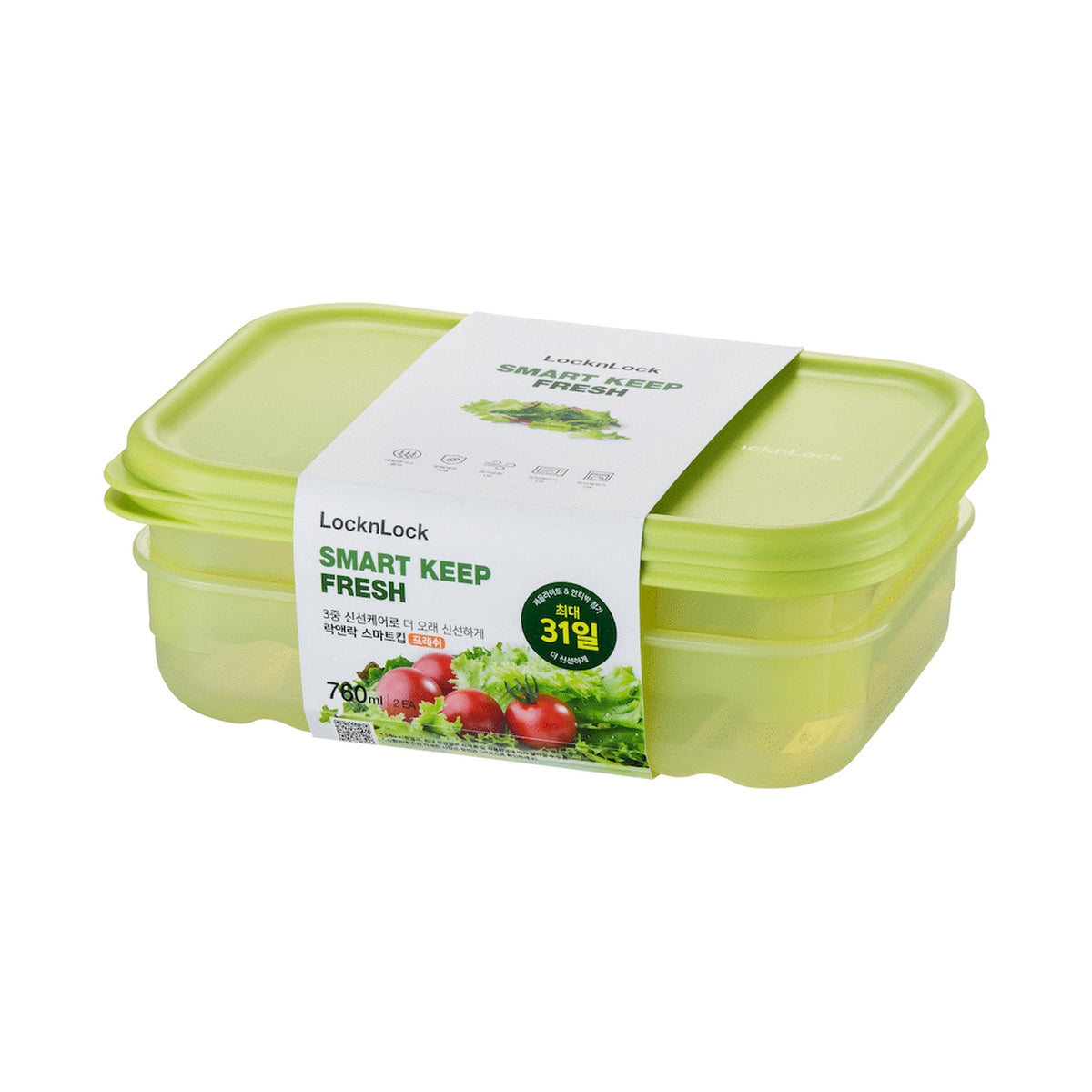 LocknLock Fresh Block rect 760ml 2pce