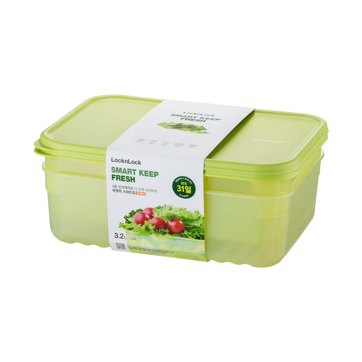 LocknLock Fresh Block rect 3.2lt 2pce
