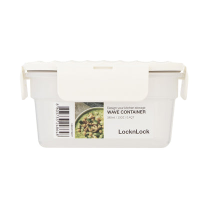LocknLock Wave container 380ml white