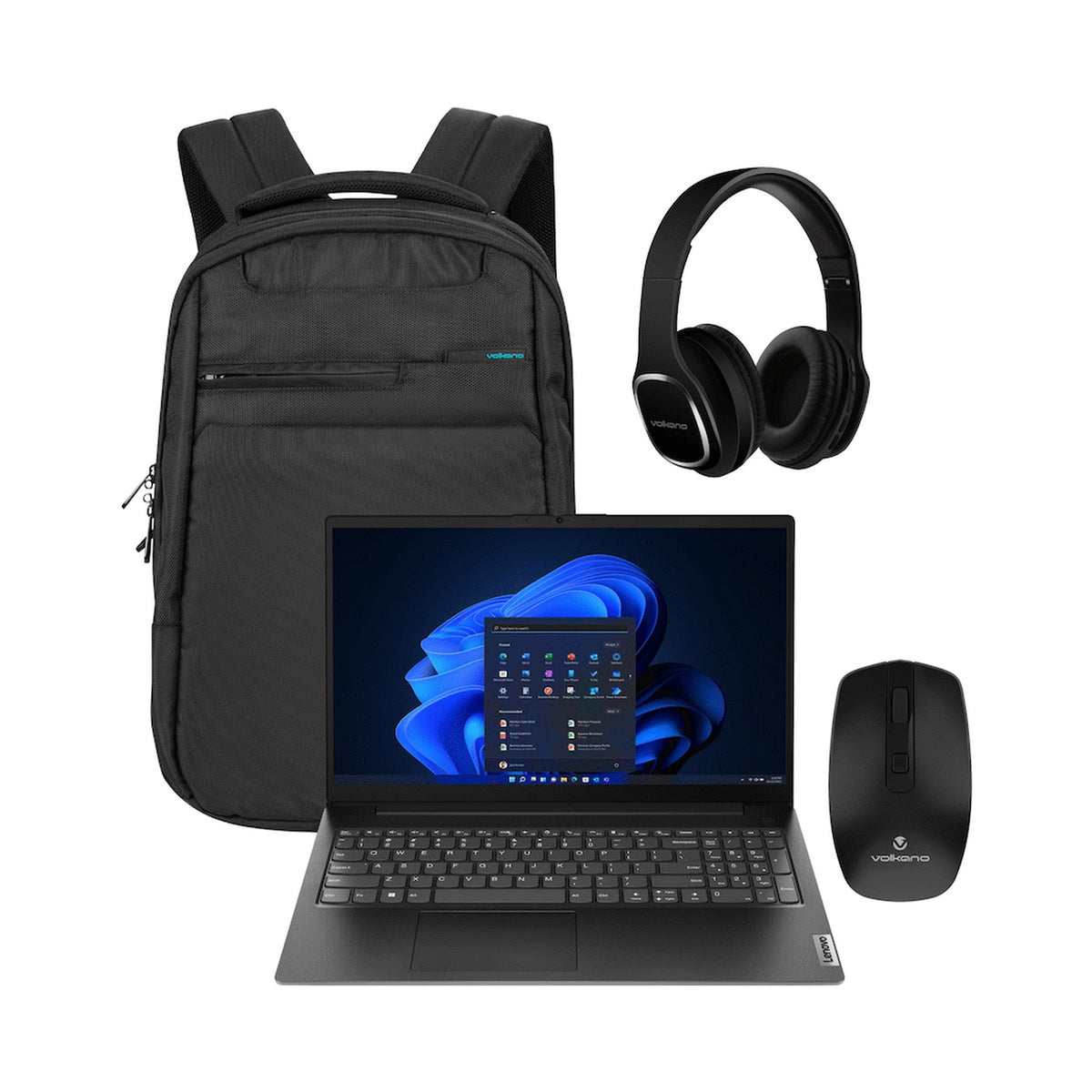 Lenovo Laptop 82YU010NSA - V15 AMD Ryzen 3 8/256 Bag+Mouse+Headphone