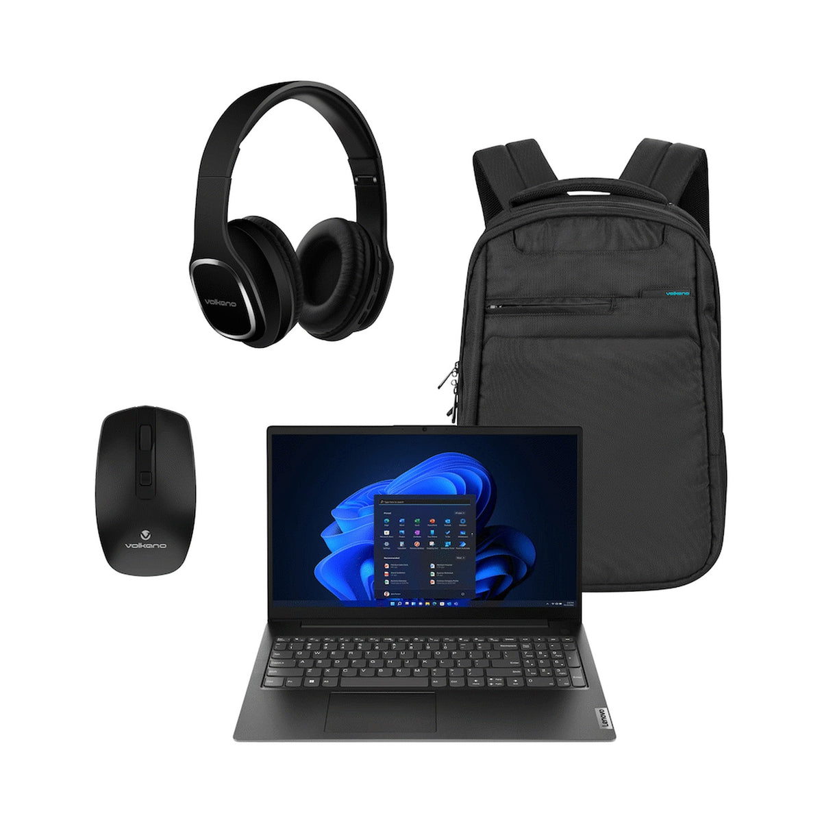 Lenovo Laptop 82YU010NSA - V15 AMD Ryzen 3 8/256 Bag+Mouse+Headphone