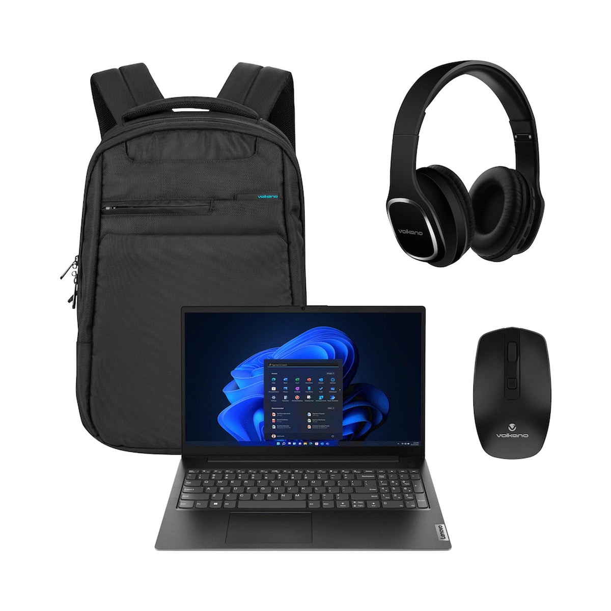 Lenovo Laptop 82YU010NSA - V15 AMD Ryzen 3 8/256 Bag+Mouse+Headphone