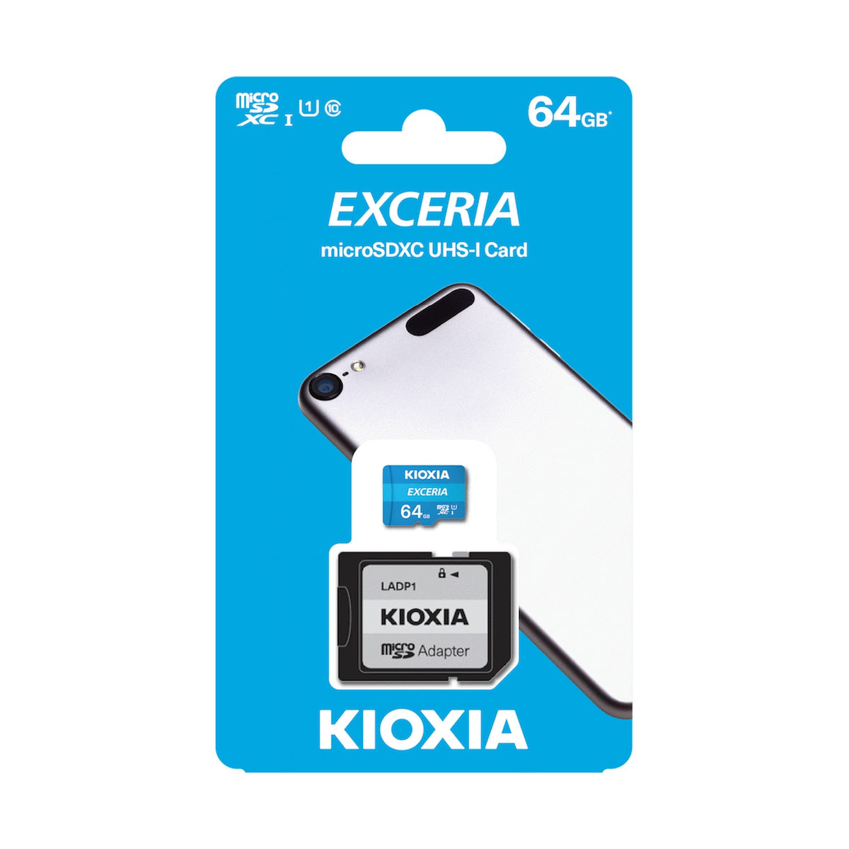 Kioxia 64gb Micro SDHC - UHS-1 Read 100MB/s CL10