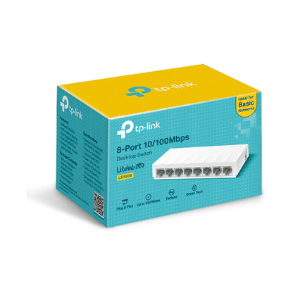 TP-Link LS1008 8-Port 10/100Mbps Desktop Switch