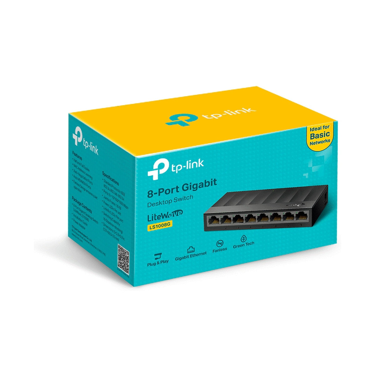 TP-Link LS1008G LiteWave 8-Port Gigabit Desktop Switch