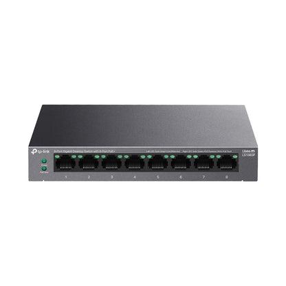 TP-Link LS108GP 8-Port Gigabit Desktop Switch with 8-Port PoE+