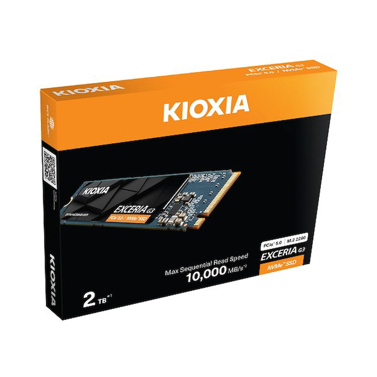 KIOXIA EXCERIA G3 NVMe Series/PCIE 5/M.2 2280 2000GB (10,000/9,600) / 1.6M