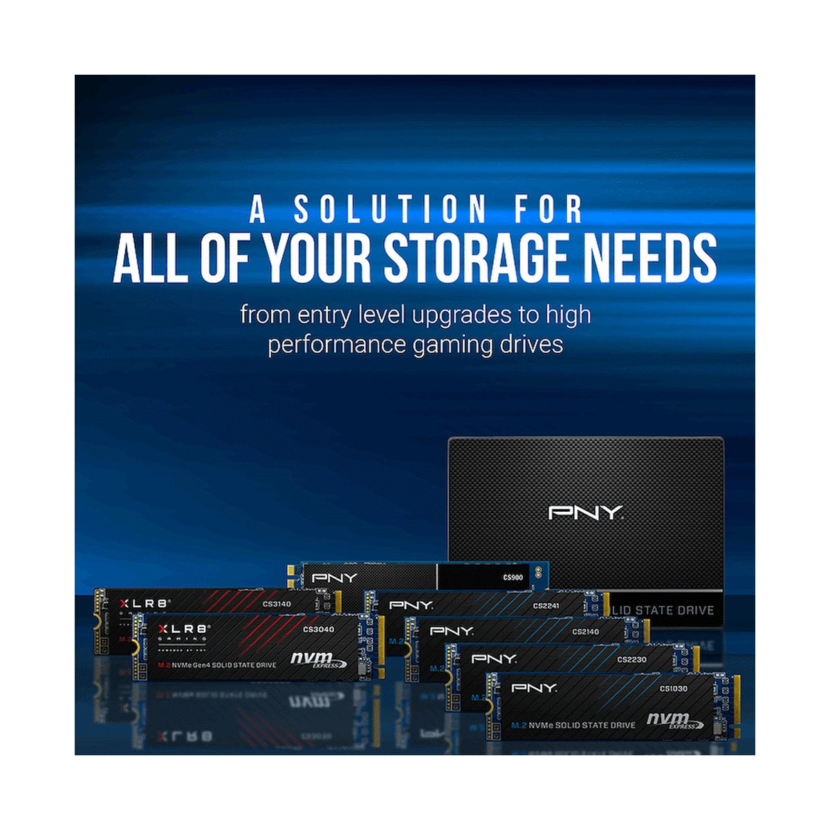 PNY 1TB Gen4 NVMe M.2 2280 Solid State Drive