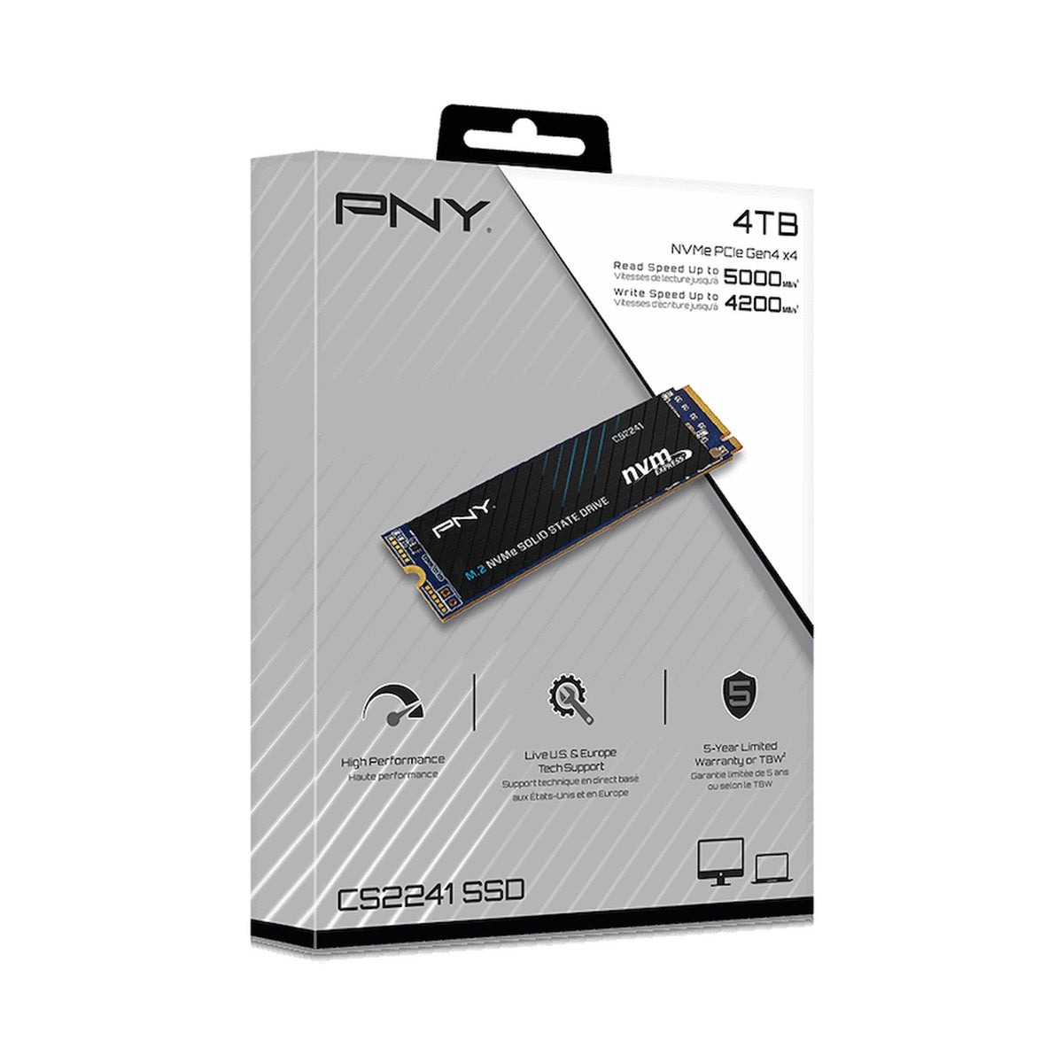 PNY 1TB Gen4 NVMe M.2 2280 Solid State Drive