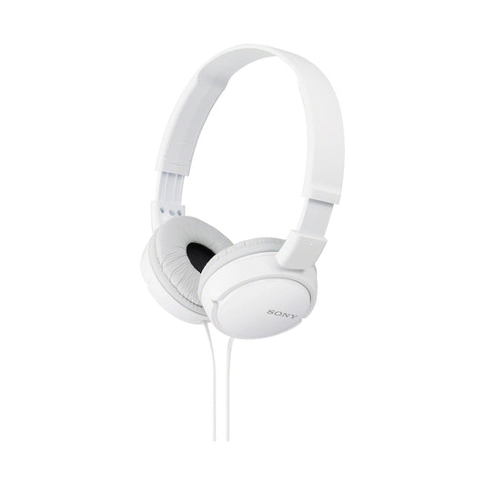 Sony MDR-ZX110 Foldable On-Ear Headphones - White