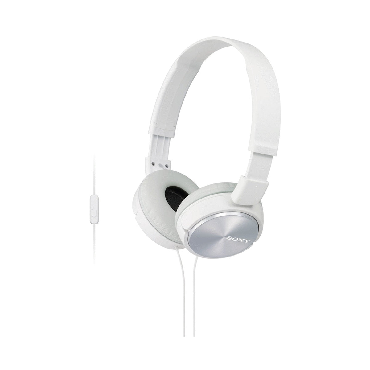 Sony MDR-ZX310AP (Black) Folding Aux Headphones with Mic