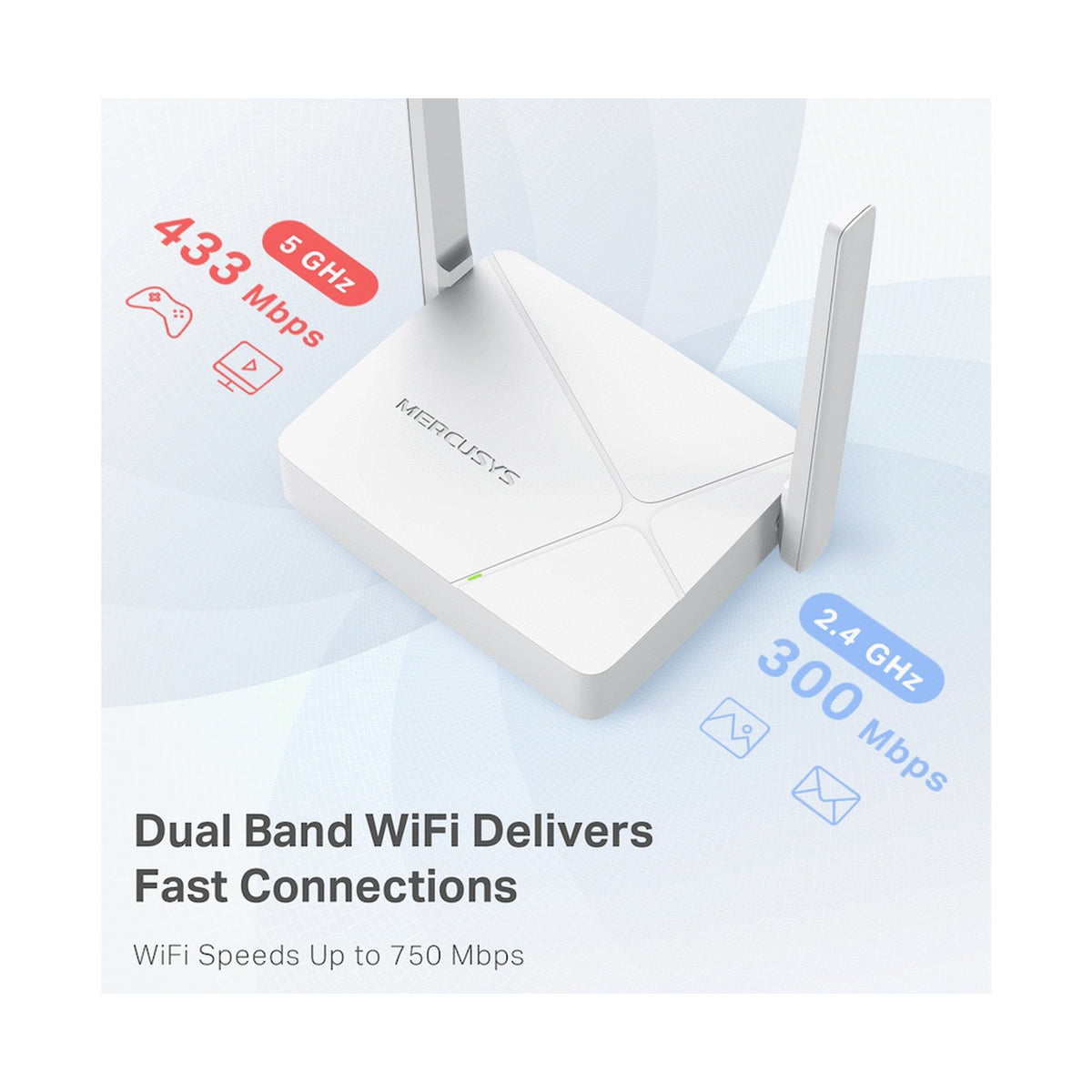 TP-Link Mercusys MR20 AC750 Wireless Dual Band Router