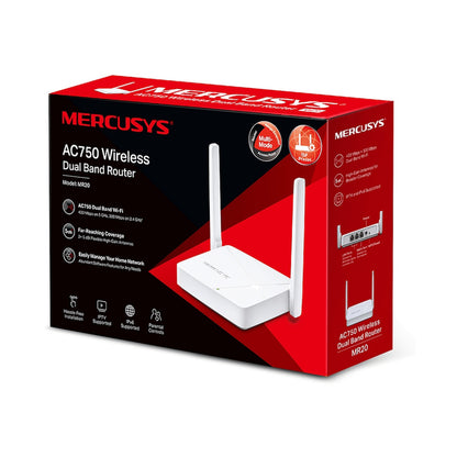 TP-Link Mercusys MR20 AC750 Wireless Dual Band Router