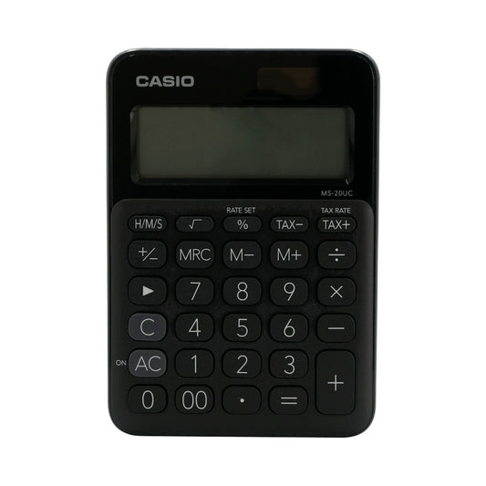 Casio MS-20UC - Desktop Calculator 12-Digit - Black