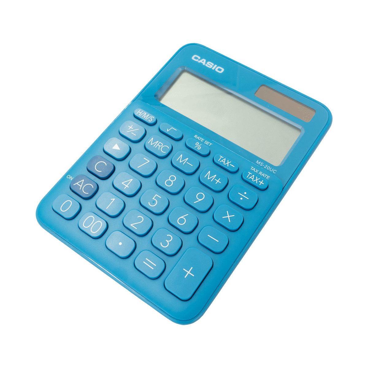 Casio MS-20UC - Desktop calculator 12 Digit - Blue