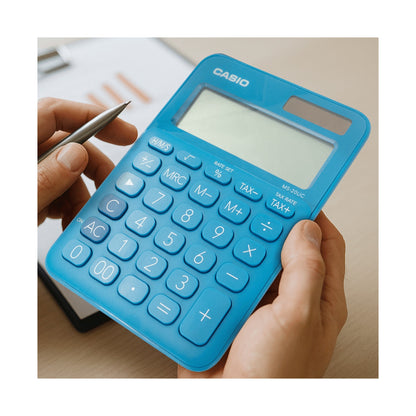 Casio MS-20UC - Desktop calculator 12 Digit - Blue