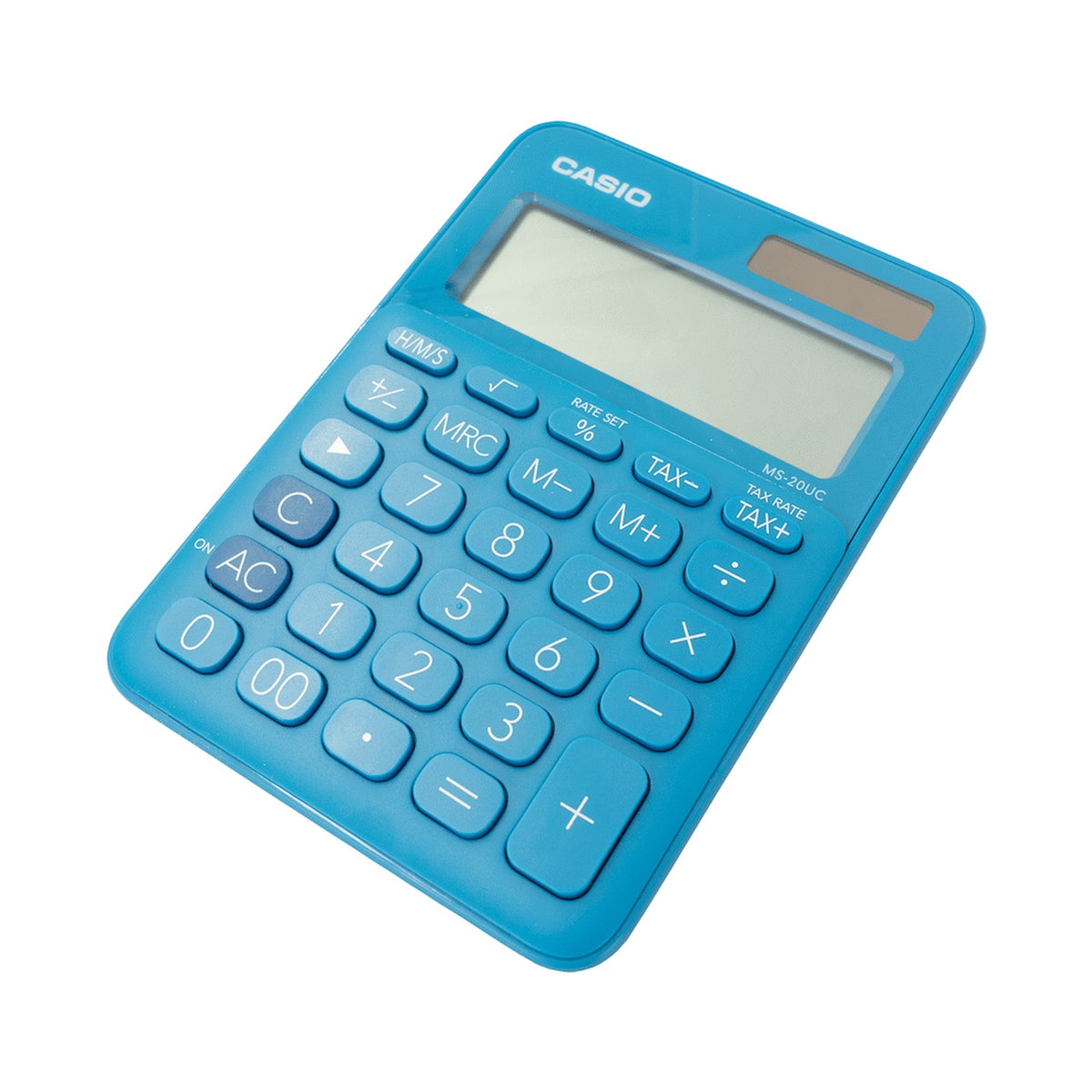 Casio MS-20UC - Desktop calculator 12 Digit - Blue