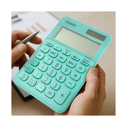 Casio MS-20UC - Desktop calculator 12 Digit - Green