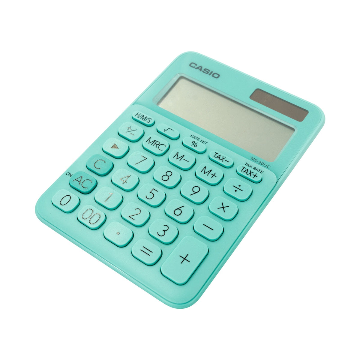 Casio MS-20UC - Desktop calculator 12 Digit - Green