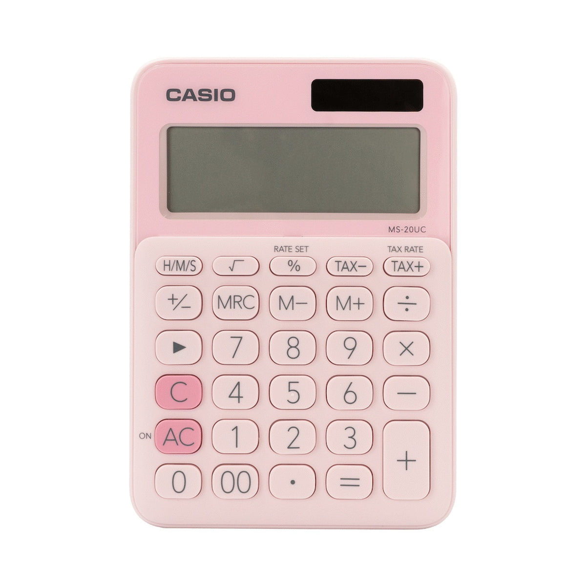 Casio MS-20UC - Desktop Calculator - 12-Digit - Pink