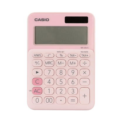 Casio MS-20UC - Desktop Calculator - 12-Digit - Pink