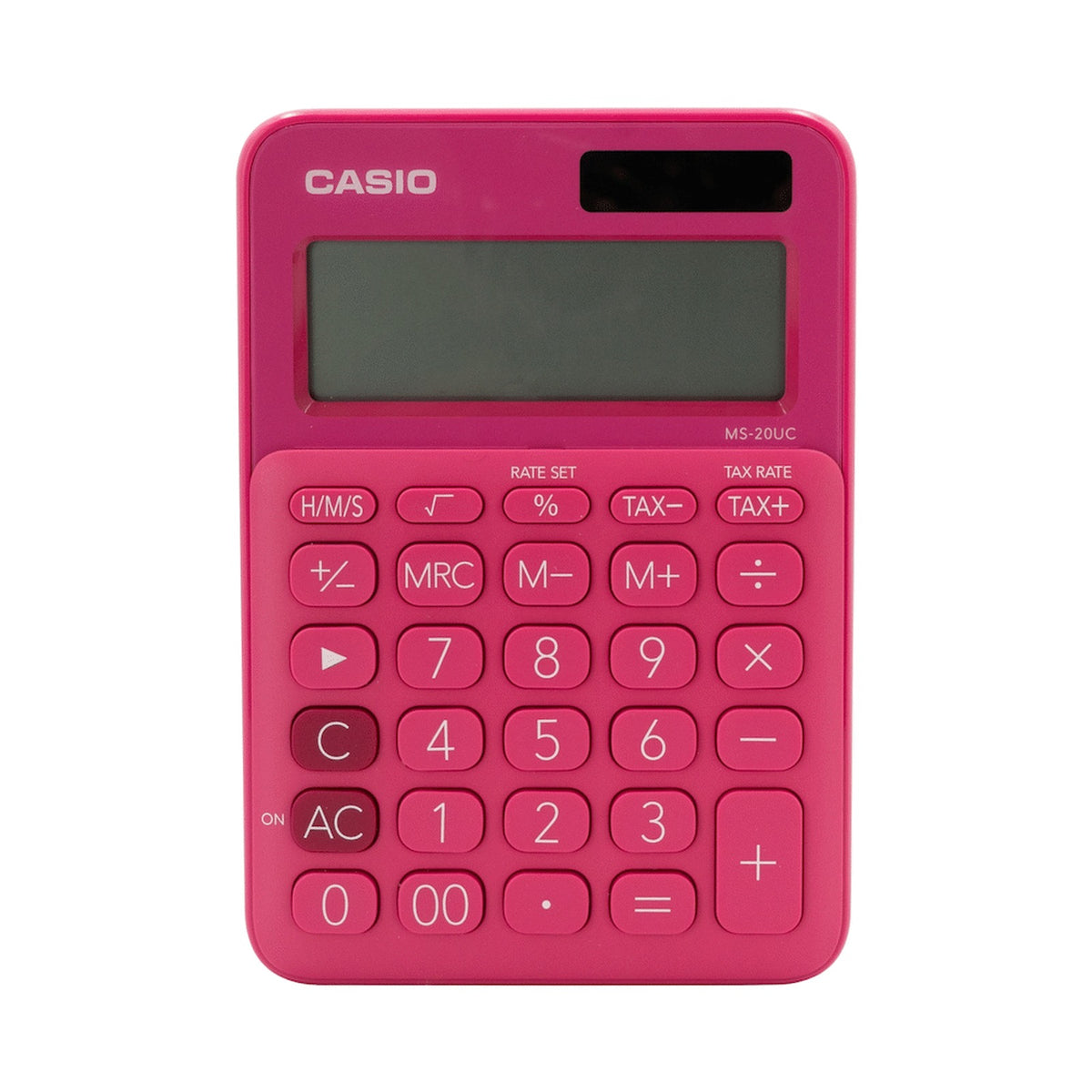 Casio MS-20UC - Desktop calculator 12 Digit - Red