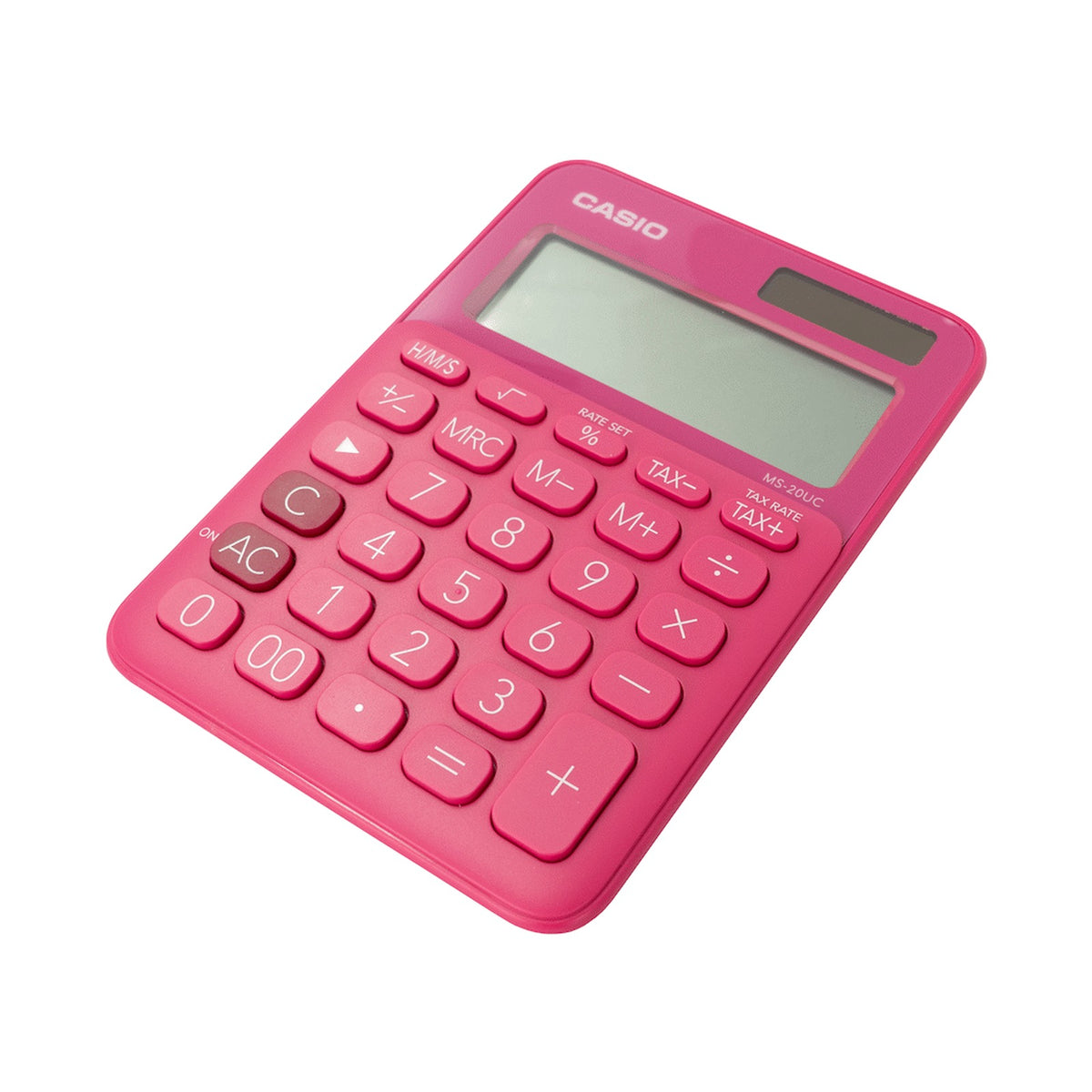 Casio MS-20UC - Desktop calculator 12 Digit - Red