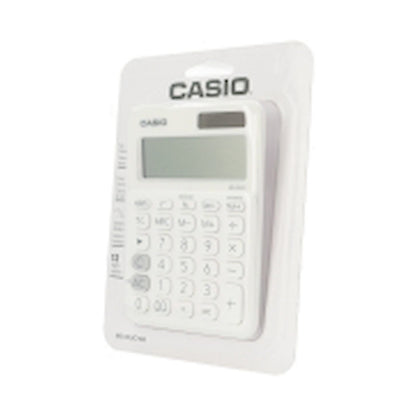 Casio MS-20UC - Desktop calculator 12 Digit - White