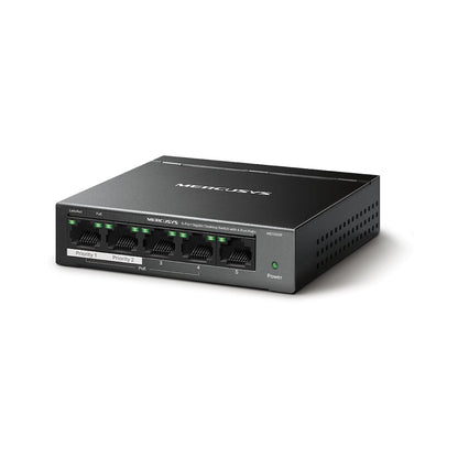TP-Link Mercusys MS105GP 5-Port Gigabit Desktop Switch with 4-Port PoE+