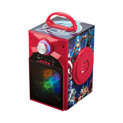 Marvel Avengers Galaxy LED Stars Karaoke Machine with Microphone