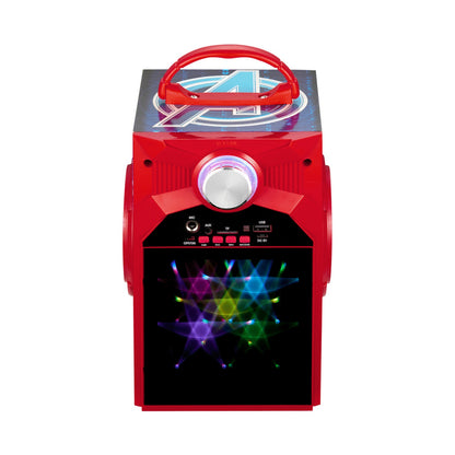 Marvel Avengers Galaxy LED Stars Karaoke Machine with Microphone