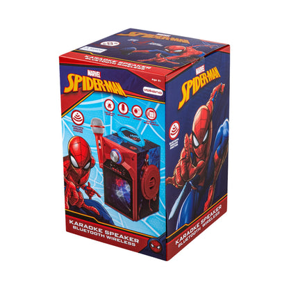 Marvel Spider-Man Galaxy LED Stars Karaoke Machine with Microphone
