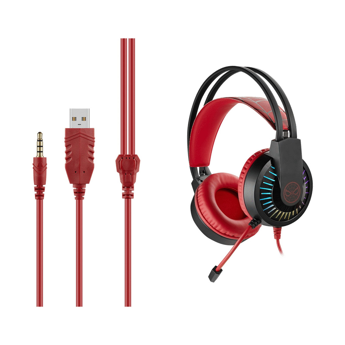 Marvel Spiderman Gaming headphone with boom mic