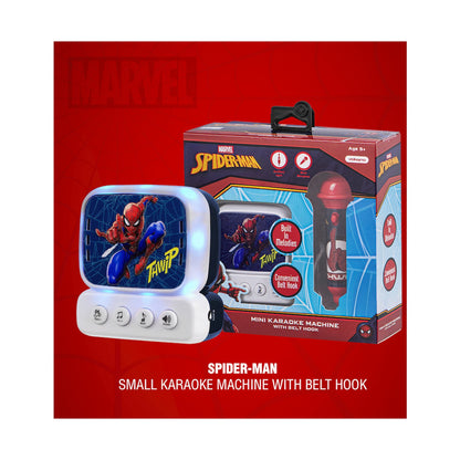 Marvel Spider-Man Mini Karaoke Machine With Belt Hook