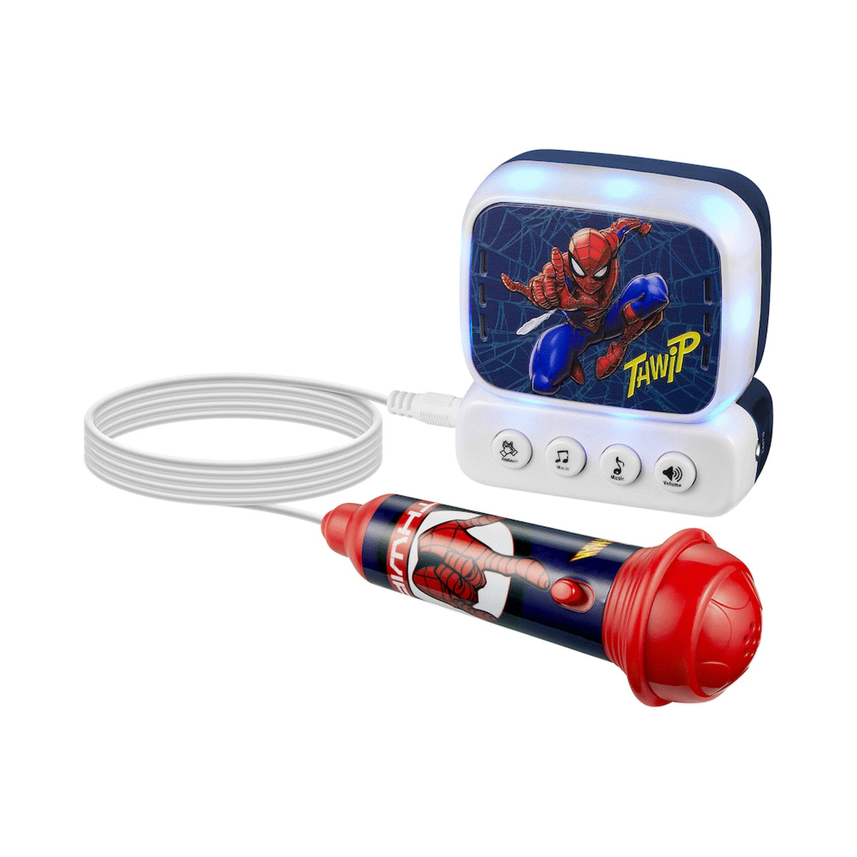 Marvel Spider-Man Mini Karaoke Machine With Belt Hook
