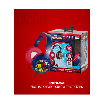 Marvel Spider-Man Wired Headphones with Stickers