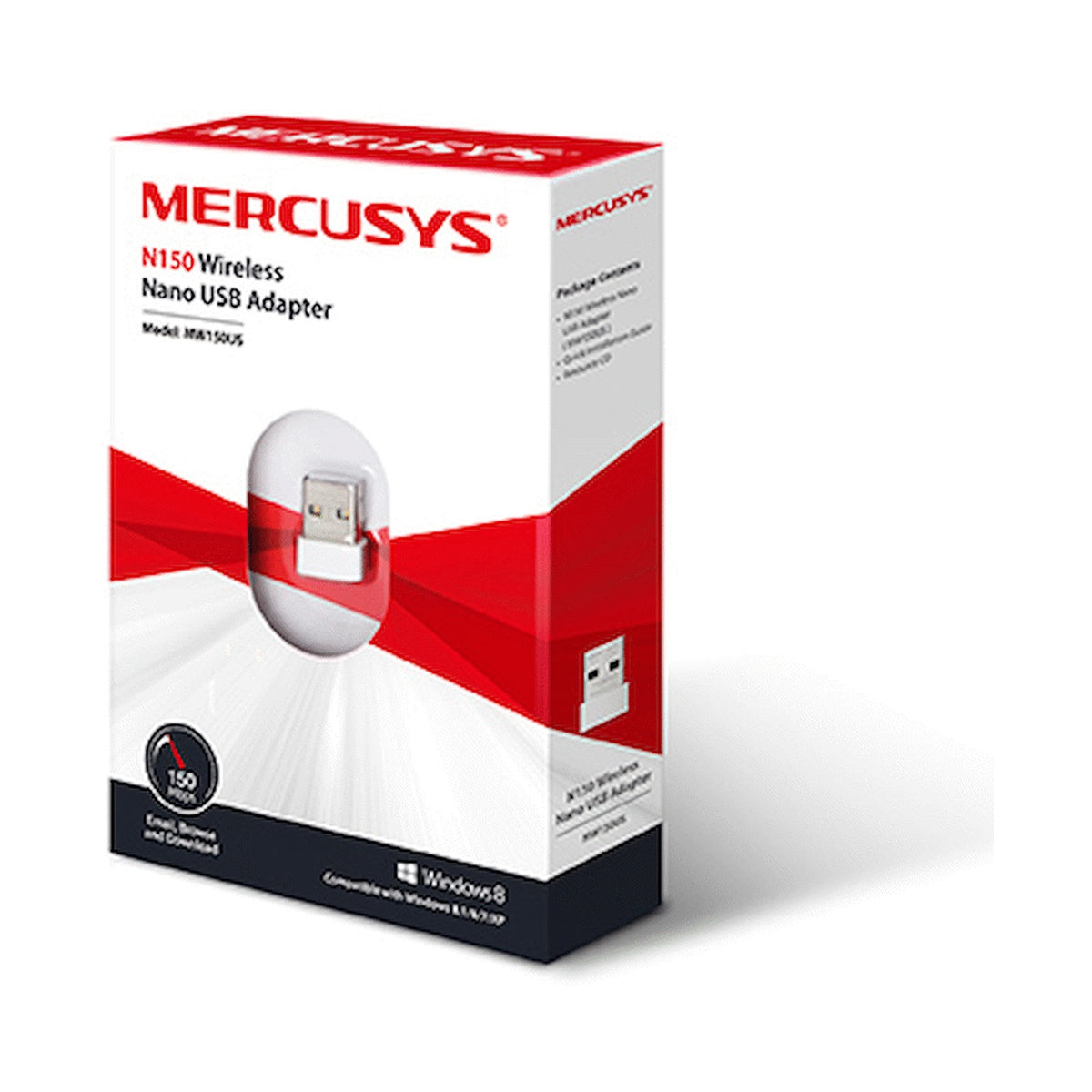 TP-Link Mercusys MW150US N150 Wireless Nano USB Adapter