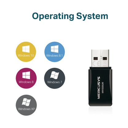 TP-Link Mercusys MW300UM N300 Wireless Mini USB Adapter