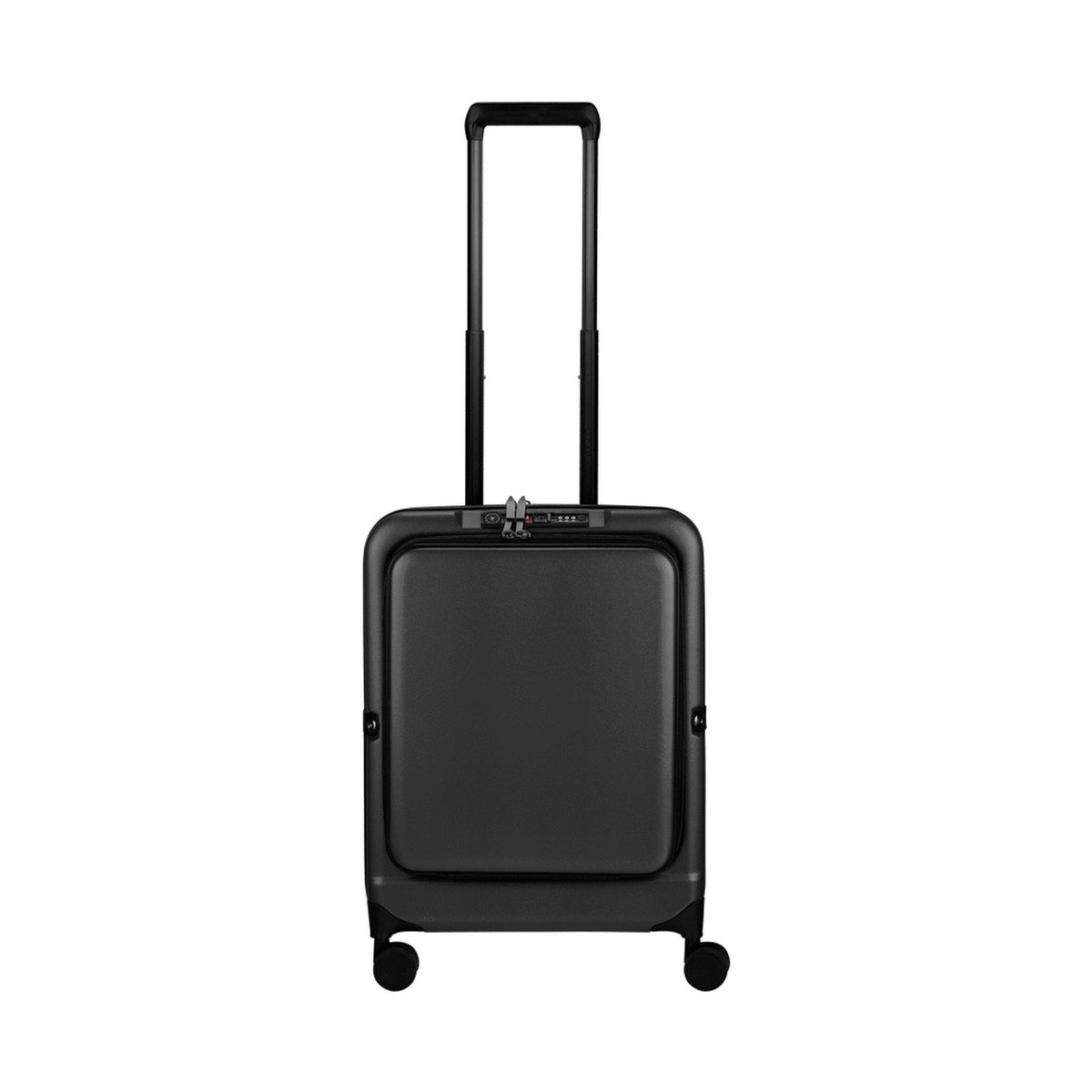 Expandable PP 55cm Carry On Luggage - Black
