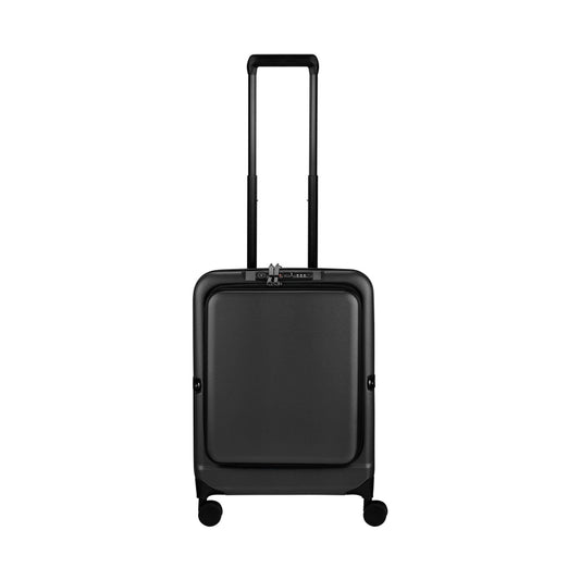 Expandable PP 55cm Carry On Luggage - Black
